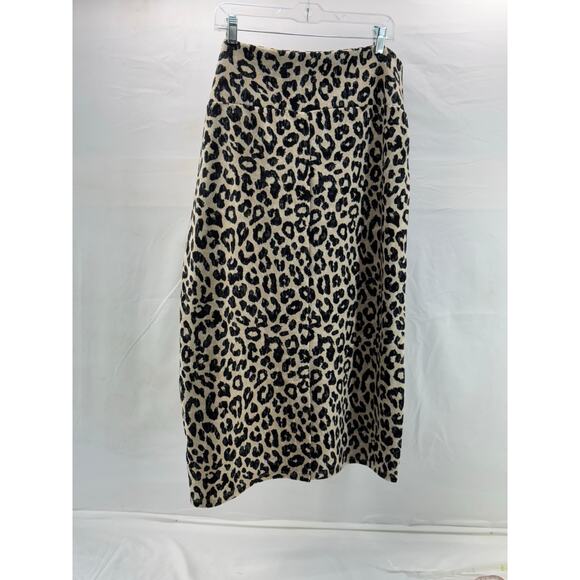 LuLaRoe Leopard Print Pencil Skirt - Black and Tan RARE! - Picture 3 of 7